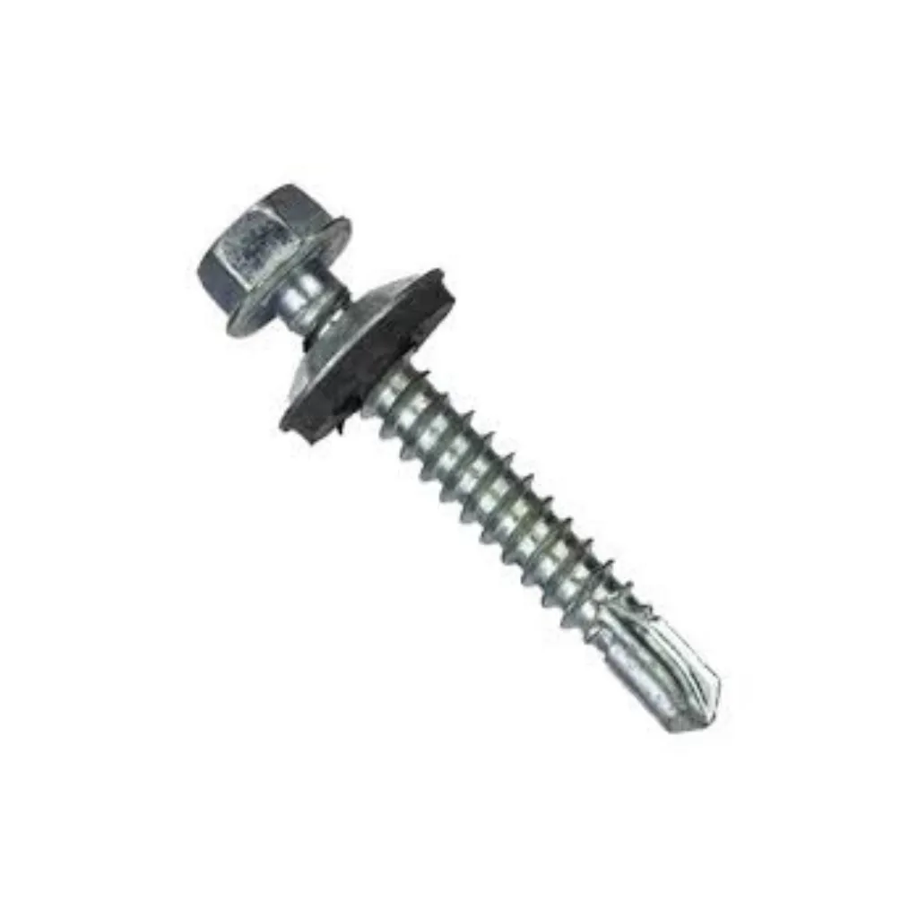 Parafuso auto brocante para telha, ideal para fixação segura e prática em estruturas metálicas, sem necessidade de furação prévia.