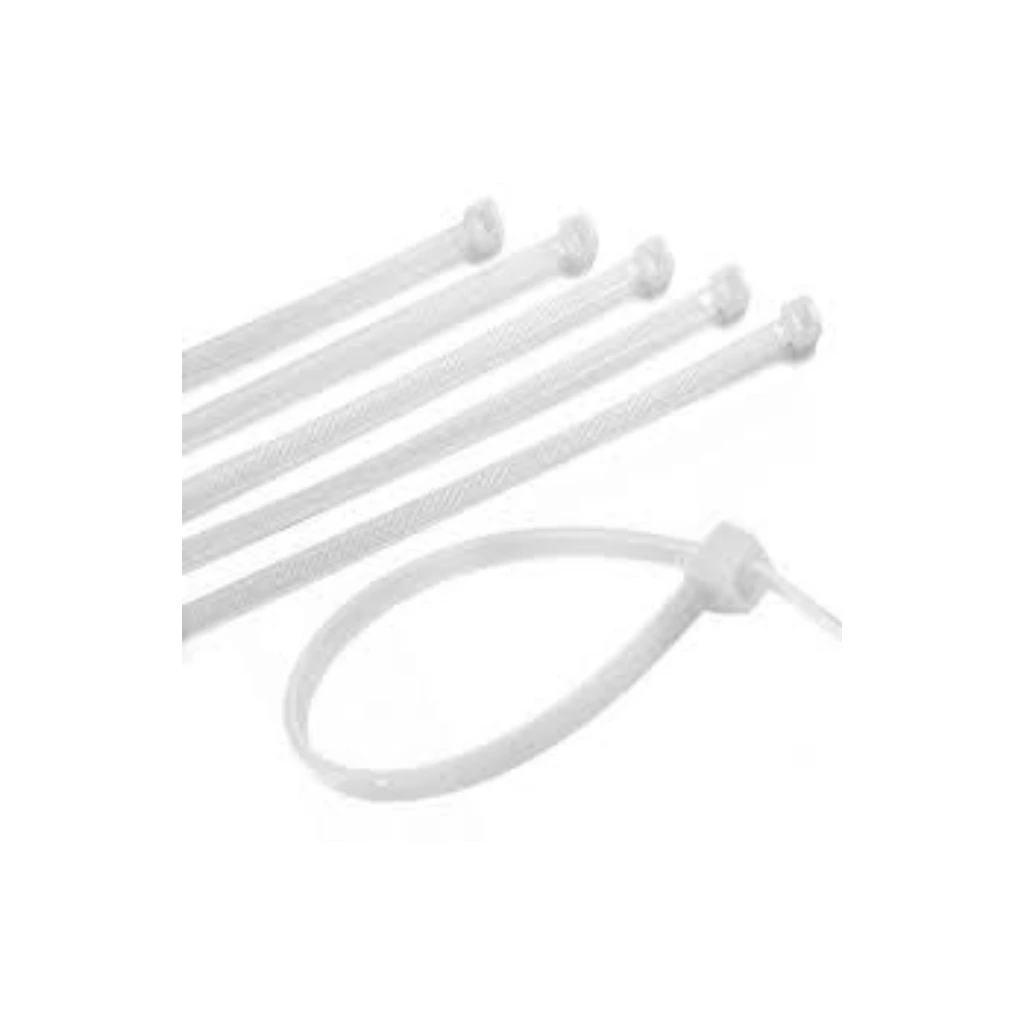 Abraçadeira de nylon – fixação prática para cabos, fios e conduítes elétricos ou hidráulicos.
