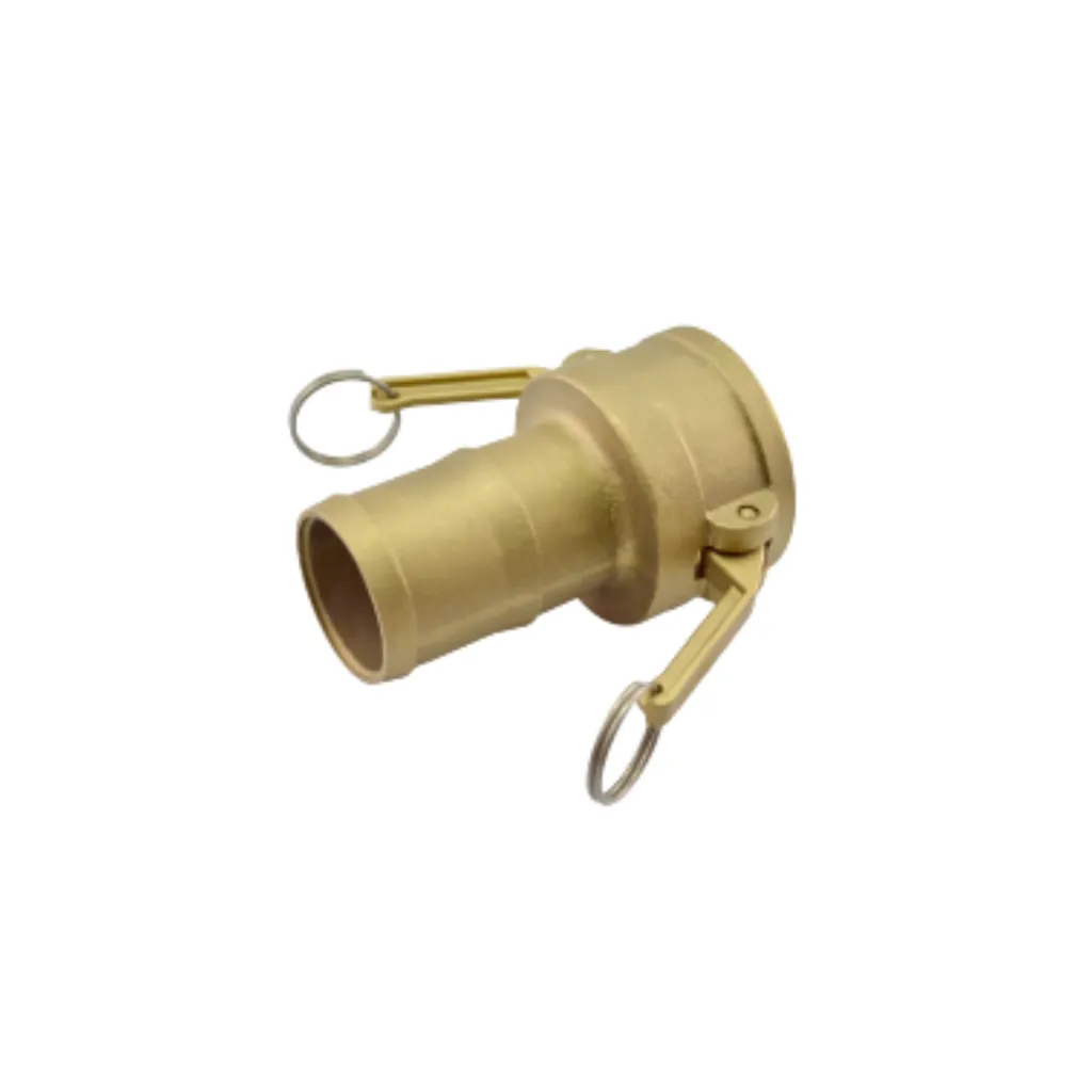 Acoplador espigão em latão, resistente e durável, ideal para conexões seguras em sistemas hidráulicos e pneumáticos.