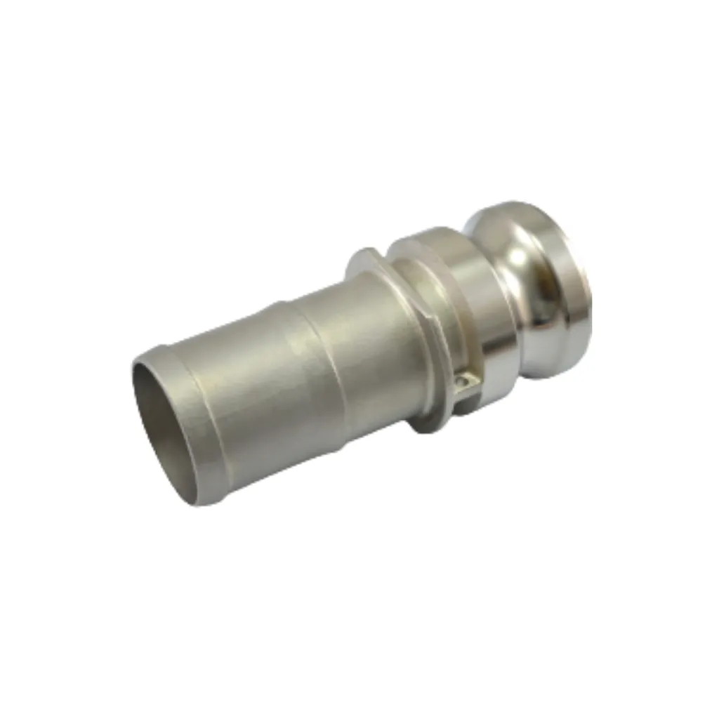 Adaptador espigão em aço inox, resistente à corrosão e ideal para conexões seguras em sistemas hidráulicos e pneumáticos